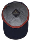 Logo Embroidered Cashmere Ball Cap Navy - LORO PIANA - BALAAN.