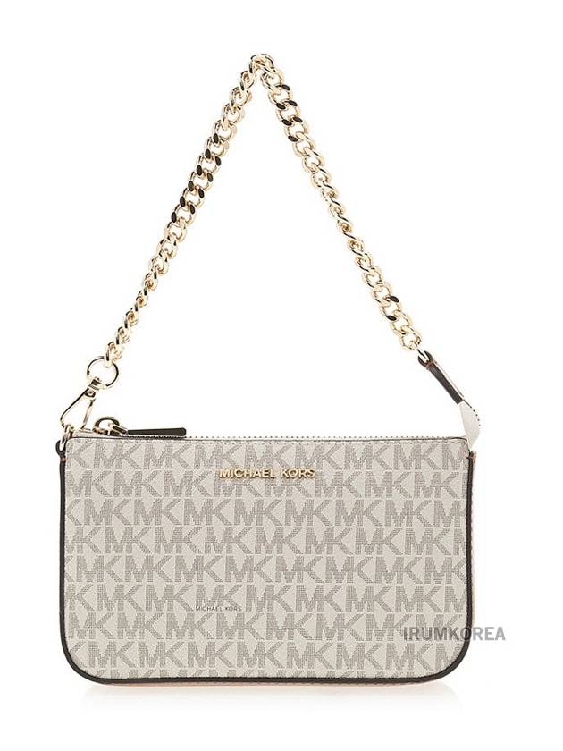 Jet Set Chain Leather Shoulder Bag Vanilla - MICHAEL KORS - BALAAN 2