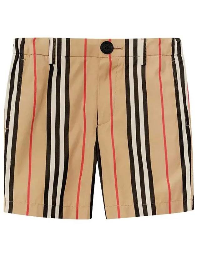 8009065 Icon Stripe Cotton Shorts - BURBERRY - BALAAN 2