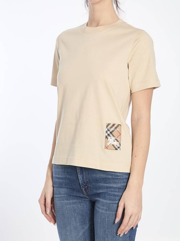 Check Label T-Shirt - BURBERRY - BALAAN 2