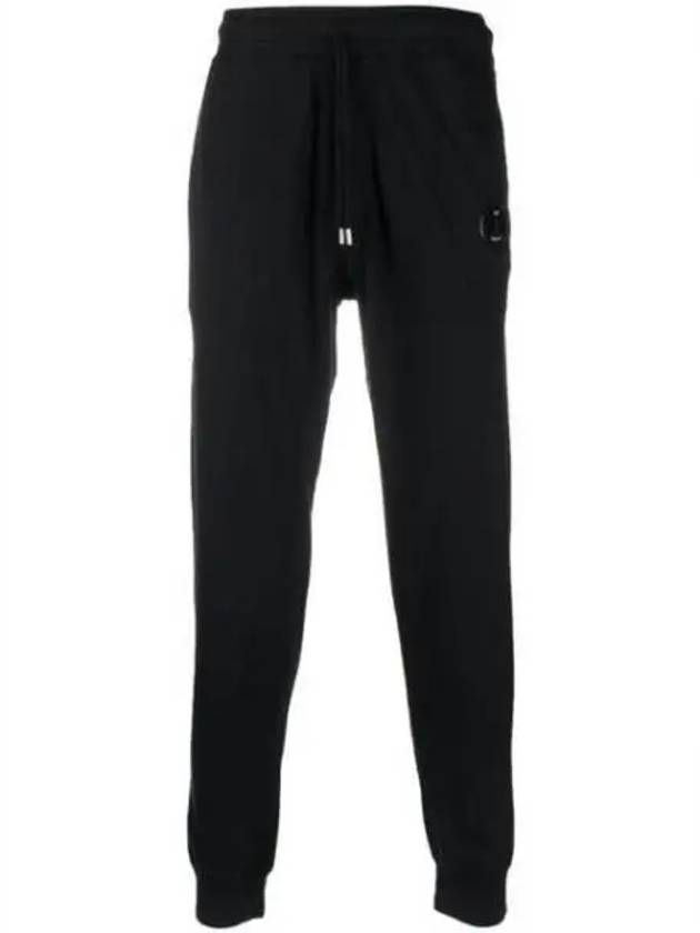 Light Fleece Utility Track Pants Black - CP COMPANY - BALAAN 2