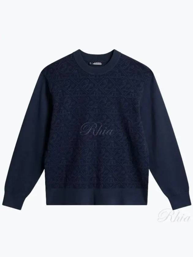 Finn Jacquard Knit Sweater GMKW11167 6855 Men s - J.LINDEBERG - BALAAN 1