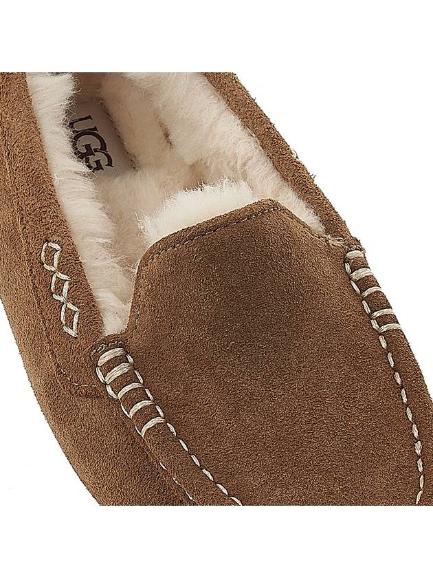 Ansley Fur Moccasin Loafer Chestnut - UGG - BALAAN.