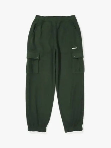 Diadora Montello Winter Microfleece Pants DARK GREEN - DIADORA - BALAAN 1