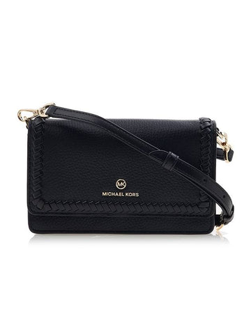 Jet Set Charm Leather Cross Bag Black - MICHAEL KORS - BALAAN 1