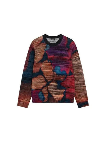 PS multi pattern crew neck knit 271836 - PAUL SMITH - BALAAN 1