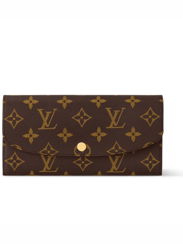 Emilie Monogram Long Wallet Fuchsia - LOUIS VUITTON - BALAAN 3