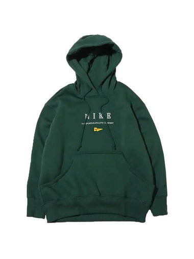 Sportswear Oversized Fleece Hoodie Green - NIKE - BALAAN 1