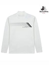 Men s basic high neck brushed t shirt 9204GXSP WHITE - BLACK&WHITE - BALAAN 1