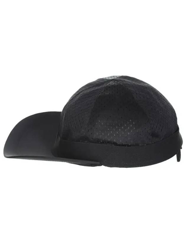 Nylon Metal 6 Panel Ball Cap Black - STONE ISLAND - BALAAN 8