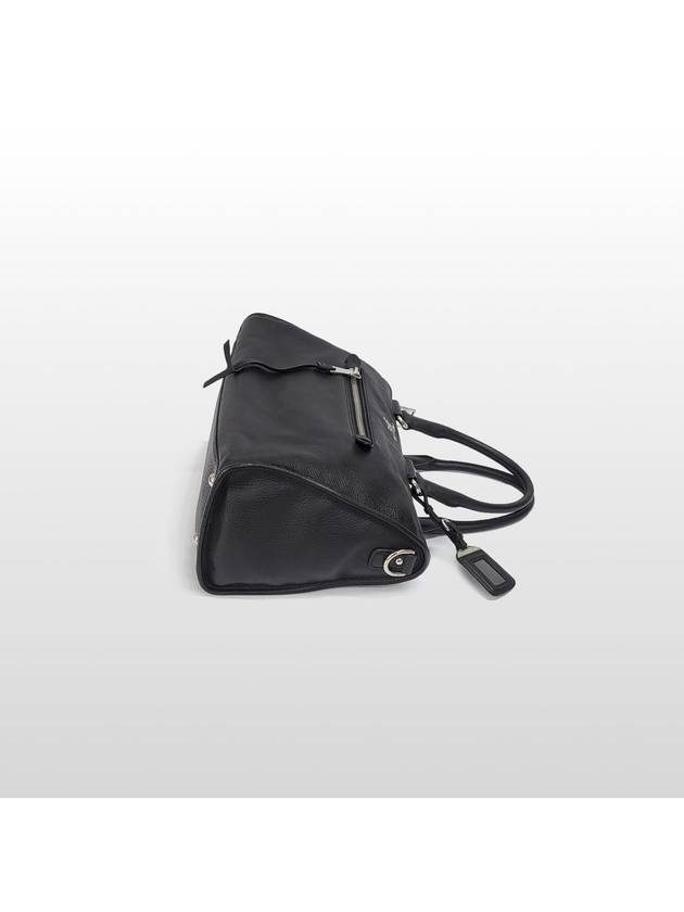 Prada Vitello Phoenix Black Tote Bag and Shoulder BL0805 - PRADA - BALAAN 6