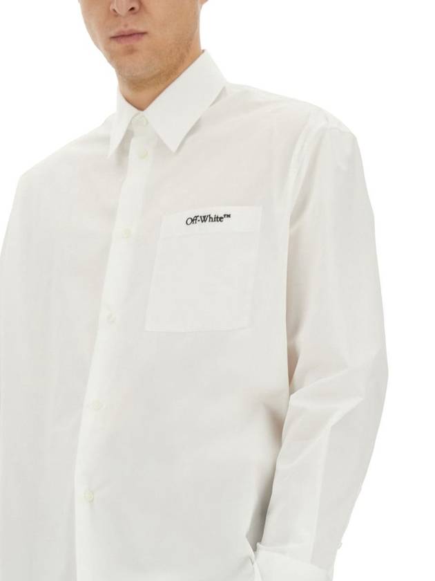 Off-White Shirt With Logo - OFF WHITE - BALAAN 4