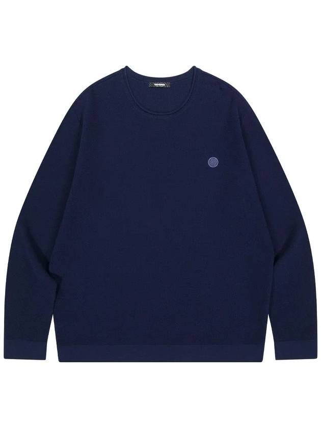 OG long sleeve round knit navy - OFFGRID - BALAAN 1