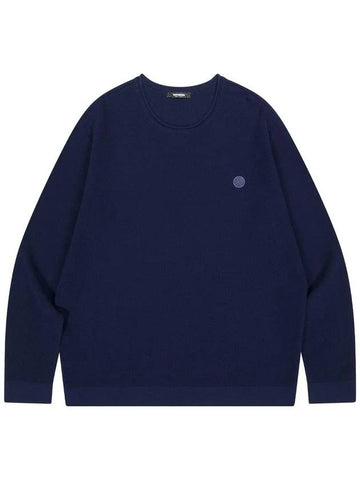 OG long sleeve round knit navy - OFFGRID - BALAAN 1