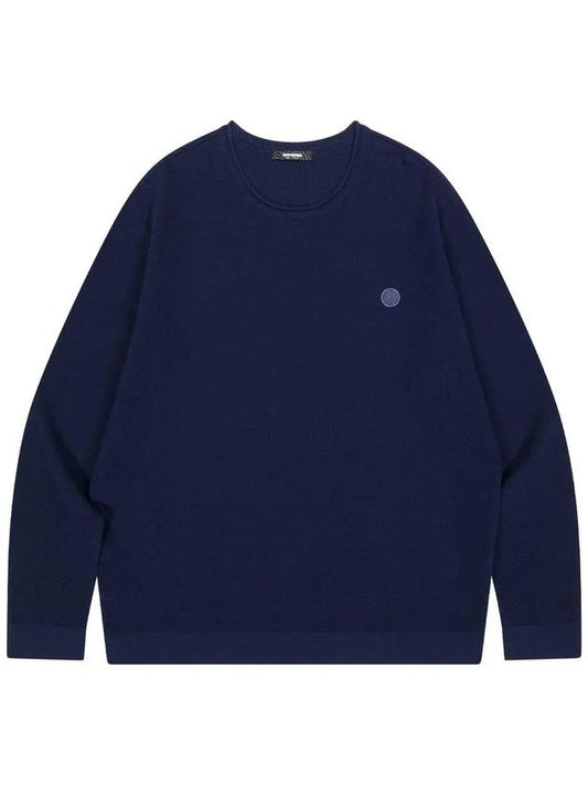 OG long sleeve round knit navy - OFFGRID - BALAAN 1