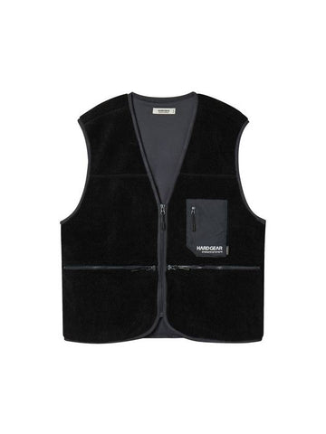 Pocket Fleece Vest Black - HARDGEAR APPAREL - BALAAN 1