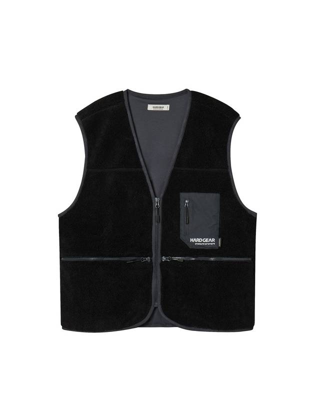 Pocket Fleece Vest Black - HARDGEAR APPAREL - BALAAN 2