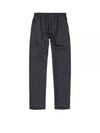 Stitched Silk Straight Pants Black - PRADA - BALAAN 2