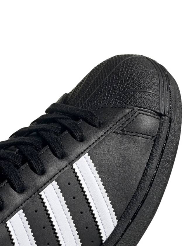 Men's Superstar Low Top Sneakers Core All Black - ADIDAS - BALAAN 9