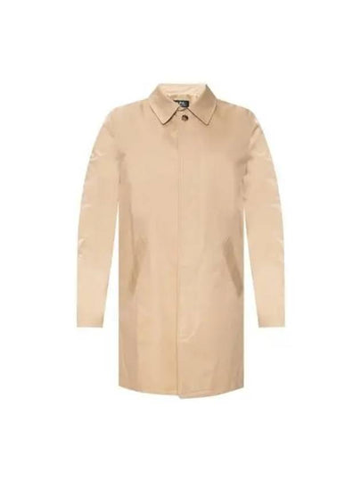 Ville Cotton Gavardin Single Coat Beige - A.P.C. - BALAAN 2