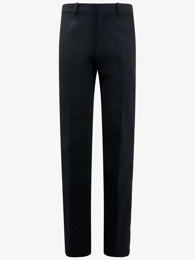 23 fw Virgin Wool Pants WITH Zipper Detail OMCO023F23FAB0011010 B0650463979 - OFF WHITE - BALAAN 1