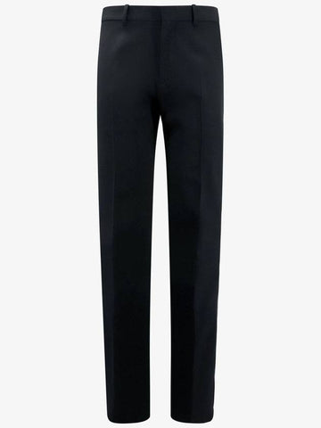 23 fw Virgin Wool Pants WITH Zipper Detail OMCO023F23FAB0011010 B0650463979 - OFF WHITE - BALAAN 1