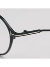 Blue light blocking glasses frame TF5917DB 002 Matte black round fashion eye protection - TOM FORD - BALAAN 5