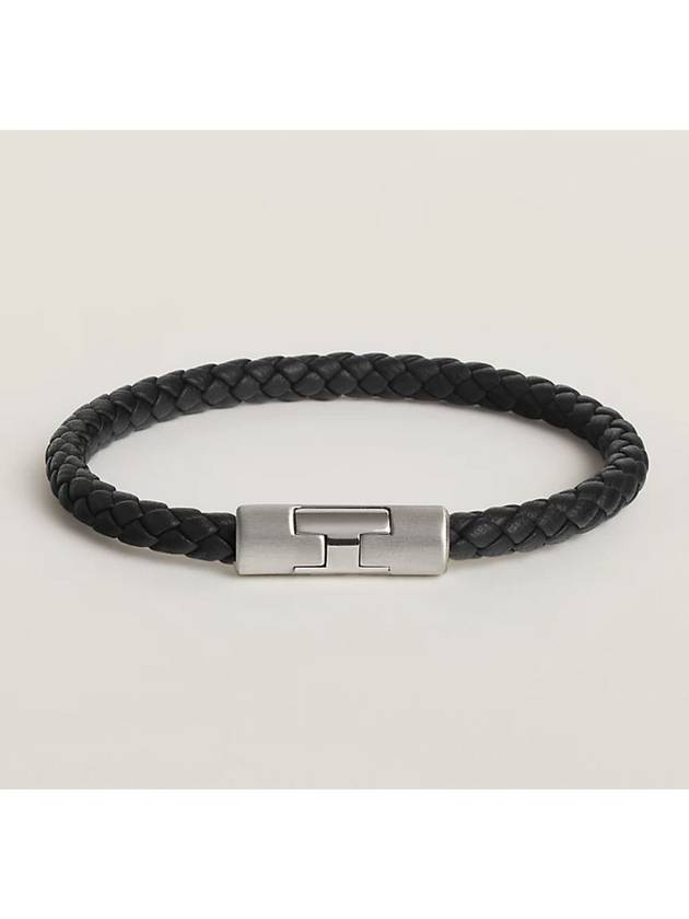 Goliath H Puzzle Bracelet Black - HERMES - BALAAN 2