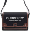 Horseferry Motif Canvas Note Crossbody Bag Black - BURBERRY - BALAAN 3