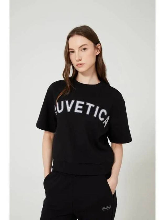 Marne short sleeve black women s t shirt - DUVETICA - BALAAN 1