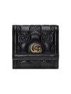 GG Matelassé Half Wallet Black - GUCCI - BALAAN 2