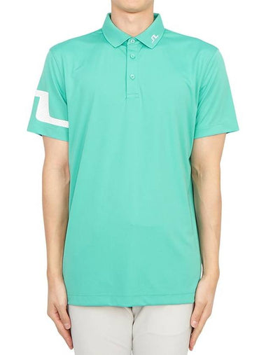 Golf Wear Heath Men s Collar Short Sleeve T Shirt GMJT09778 M158 - J.LINDEBERG - BALAAN 1