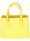 Galleria Saffiano Mini Tote Bag Yellow - PRADA - BALAAN 4