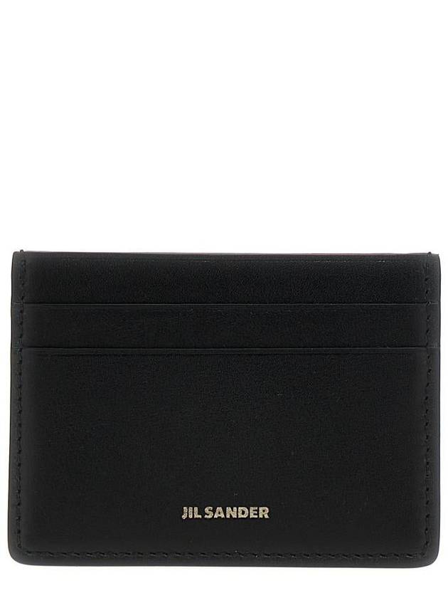 Logo Card Wallet Black - JIL SANDER - BALAAN 2