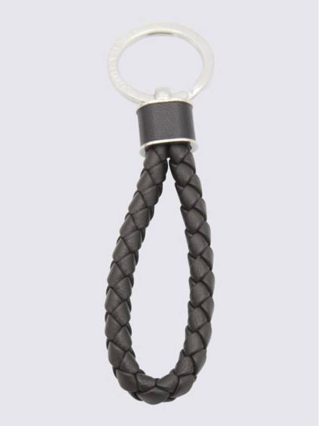 Intrecciato Leather Key Holder Fondant - BOTTEGA VENETA - BALAAN 3