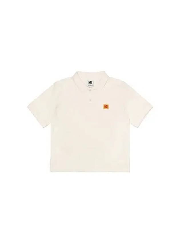 KODAK Apparel Signature Polo T Shirt Women IVORY - KODO - BALAAN 1