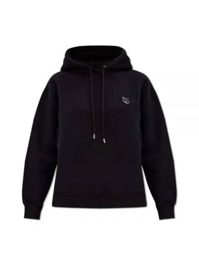 Bold Fox Head Patch Comfort Hoodie Black - MAISON KITSUNE - BALAAN 2