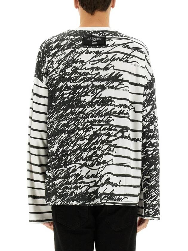 Balmain "Love Letter" T-Shirt - BALMAIN - BALAAN 3