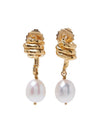 Celestial raindrop pearl earrings FJ5518 ABRZ 24GOLD - ALIGHIERI - BALAAN 9