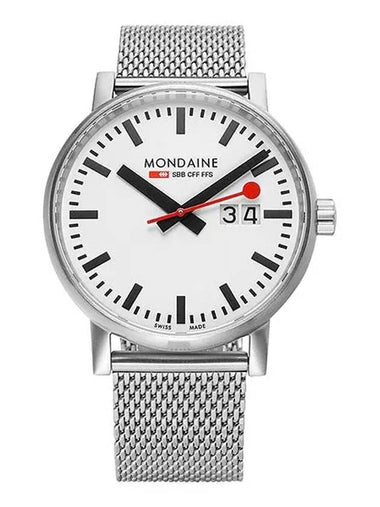 Watch MSE 40210 SM Railway Evo2 Mesh Band Men s Metal - MONDAINE - BALAAN 1