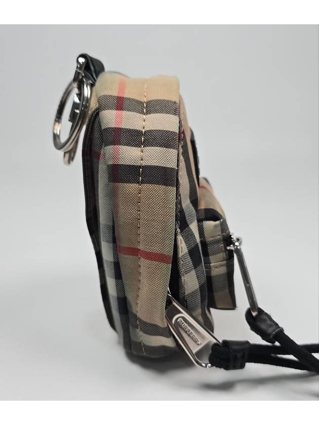 vintage check backpack keyring - BURBERRY - BALAAN 3