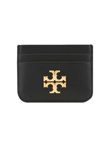 Eleanor Card Wallet Black - TORY BURCH - BALAAN 1