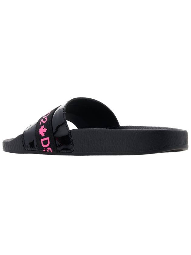 Logo Tape Slippers SLW0007 02501559 - DSQUARED2 - BALAAN 3