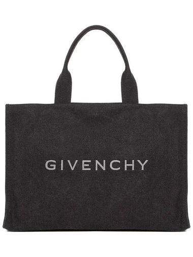 Logo embroidered open top tote bag BK50DXK1Y2_001 - GIVENCHY - BALAAN 1