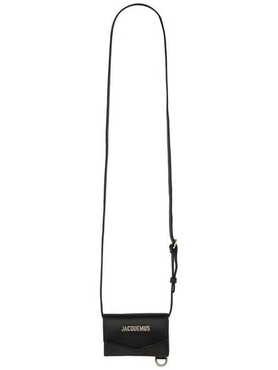 Le Porte Azur Envelope Pouch Bag Black - JACQUEMUS - BALAAN 2