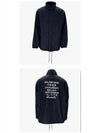 Language Logo Nylon Raincoat Navy - BALENCIAGA - BALAAN 5