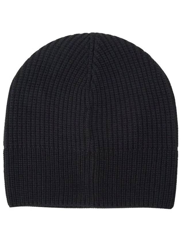 Logo Wool Beanie Black - MONCLER - BALAAN 3