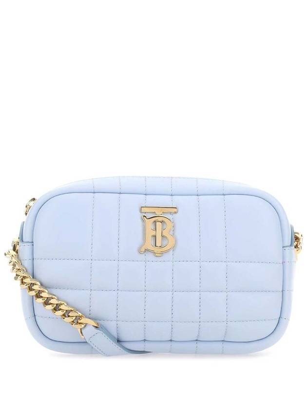 Quilted Mini Lola Camera Cross Bag Light Blue - BURBERRY - BALAAN 2