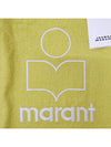 Yenky Embroidered Logo Large Shopper Tote Bag Yellow - ISABEL MARANT - BALAAN 6