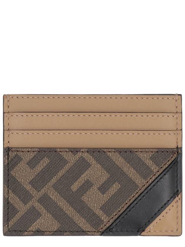 FF Logo Card Wallet Brown - FENDI - BALAAN 2